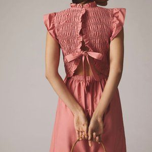 NWT FLUTTER SLEEVE MAXI DRESS